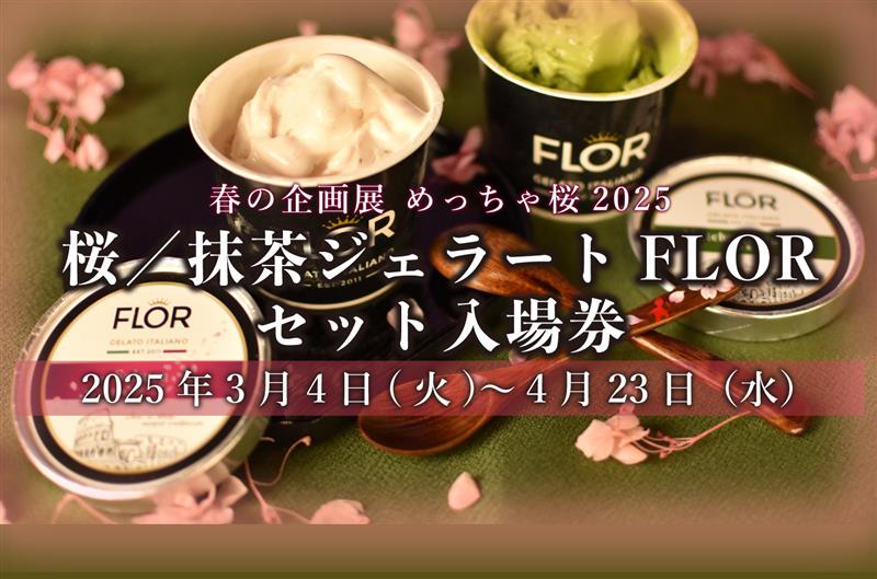 FLOR ジェラート付きチケット